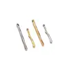 Acero Inoxidable Chapado al Vacío en Oro de 18K Colgante Irregular de Barra Larga Accesorios para Joyería de Collar Pendiente DIY Simples Venta al por Mayor Transfronterizo