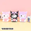 Bolsa para monedas en stock, bolsa para niños, bolsa de silicona impermeable linda de dibujos animados, bolso cruzado de Kuromi, pequeño regalo para estudiantes de primaria