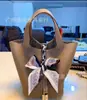 Bolso Canasta de Verduras de Moda para Mujer Bolso Canasta de Verduras de Piel de Vaca Tc con Forro Interior Bolso de Boda Bolso Bandolera Cubo de Regalo Exquisito