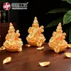 Diosa India de la Palabra Estatua de Buda Adorno para Coche Resina Loto Sentado Guanyin Bodhisattva Estatua Figura Artesanía
