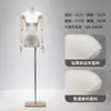 Loja de roupas pingente mão plana peito plano corpo plano modelo adereços feminino meio corpo humano mesa janela boneca expositor de corpo inteiro