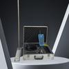 Medidor Portátil de Vazão Doppler Analisador de Nível de Vazão de Rio Medidor de Cálculo de Vazão de Mão