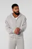 Youngla American Novo Moletom Cardigan com Zíper Masculino Jaqueta Jogging Esportes Fitness Estampado Casual com Capuz