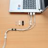 Organizador de cables autoadhesivo fijo, de tipo doméstico, adhesivo, sin marcas, para almacenamiento y organización de cables de soldadura.