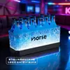 Cubo de Hielo Luminoso Bar Ktv Habitación Privada Led Engrosado Cubo de Cerveza Recargable Cubo de Champán Creativo Cubo de Hielo de Diamante
