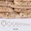 5G/Paquete Anillos Abiertos Accesorios para Joyería DIY Conectores para Pulseras Anillos Pequeños de Hierro Anillos Abiertos para Cuentas Paquete de Materiales Hechos a Mano