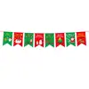 Suprimentos para Decoração de Bandeiras de Natal 2026, Bandeiras Coloridas, Bandeiras Triangulares, Bandeiras Penduradas, Festa de Natal, Decoração de Cenário de Shopping Center Atacado