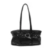 Bolsa Tote Grande Capacidade Estilo Retrô Feminina 2026 Novo Estilo Moda Versátil Bolsa de Ombro Tendência Transfronteiriça Bolsa Transversal