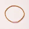 Pulsera de Bolas de Hueso de Oliva Natural Mismo Estilo que el Templo, Nueva Pulsera de Nudo de Bambú Estilo Chino para Templo Taoísta, Regalo de Amistad al por Mayor