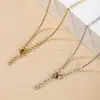 Jingde Joias Corrente de Aço Inoxidável Semi-Acabado DIY Joias Cordão Colar Acessórios Fabricante Atacado em Estoque