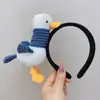 Diadema de Personaje de Dibujo Animado Japonés y Coreano, Alien de Tres Ojos, Tiburón, Cabeza de Dinosaurio, Pinza para el Cabello para Lavarse la Cara, Estilo de Diadema Original y Lindo