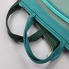 Bolsa de Mão Yiyomei Transparente Vertical de Camada Dupla de Gaze de Nylon Pode Ser Impressa Assunto Estudante Escritório Armazenamento Bolsa de Tutoria