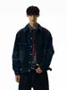 Chaqueta de mezclilla vintage retro americana lavada y desgastada para hombres y mujeres, de alta gama, versátil, adecuada para ir al trabajo, prenda exterior de moda
