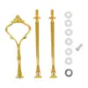 Suporte de Bolo de Liga de Zinco Suporte para Frutas Suporte de Pratos em Camadas Suporte de Metal para Bolo Suporte Suspenso Suporte de Pratos Bandeja de Doces Doméstica