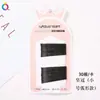 Set de Pinzas para el Cabello de Dibujos Animados Pintura Negra Mate Pinza para Flequillo Cabello 20 Pinzas de Una Palabra En Cajas Pinza Lateral Simple A33