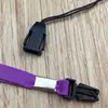 Fivela de Avião 7mm Pen Drive Porta-Crachá Lanyard de Pescoço Longo Plástico Vermelho Destacável Cartão de Identidade Cartão Escolar Lanyard para Celular