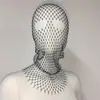 Amazon Transfronteiriça Europa e Estados Unidos Acessórios Mais Vendidos Malha Elástica com Strass Capuz Capuz Carnaval Festivo Máscara de Diamante Brilhante Mulheres