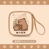 Bolsa de Almacenamiento de Toallas Sanitarias de Tela Corazón de Niña Linda Estudiante Mini Portátil de Mano M Bolsa de Almacenamiento para Toallas Sanitarias de Tía