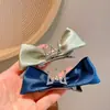 Pinza para el Cabello con Lazo y Corona Tridimensional Infantil, Estilo Coreano, Vino Tinto Princesa, Dulce Accesorio para el Cabello en la Parte Superior de la Cabeza