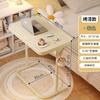 R* Mesa de Noche Móvil Plegable Mesa para Computadora Escritorio Ajustable Dormitorio Dormitorio Mesa Pequeña con Ruedas Sala de Estar Lado del Sofá