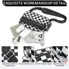 En Stock Transfronterizo Más Vendido Patrón de Tablero de Ajedrez Nuevo Bolso de Hombro Simple Bolso de Mano Cuadrado Pequeño de Moda Bolso Cruzado Antirrobo