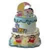 Crayón Pequeño Nuevo Adornos Decorativos para Pastel Secundario Dibujos Animados Dibujos Animados Cumpleaños Infantil Postre Horneado Enchufe