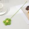 Decoração de Casa Interna Flor de Lã Simulada Buquê Feito à Mão Acessórios Presente de Feriado Pom Pom de Flor de Lã