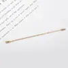 Corrente de Extensão com Fecho Lagosta de Aço Inoxidável e Ouro 18K Real Transfronteiriça Corrente de Extensão para Pulseira Colar Acessórios Artesanais para Joias DIY
