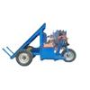 Camión Eléctrico de Plataforma Plana para Ladrillos de Tracción Manual Autodescargable Transportador de Ladrillos de Ingeniería Camión de Tres Ruedas para Jalar Ladrillos