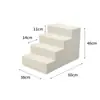 Escalera de Escalada en Ángulo Recto para Mascotas al por Mayor Escalones de Esponja 25D para Camas Arriba y Abajo Antideslizantes Lavables Escalones Auxiliares para Gatos y Perros Mayores