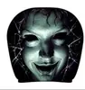 Capa de encosto de cabeça de carro com design de fantasma de terror, fronha de carro, capa de assento à prova de poeira, pode ser personalizada com sua própria imagem como capa de apoio para cabeça e pescoço
