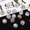 Nuevas Cuentas Brillantes Cuadradas de Diamante, Sirena Aurora, Forma de Rombo, Pulsera DIY, Bolígrafo para Cuentas, Accesorios de Joyería, Cuentas Sueltas, Venta al por Mayor