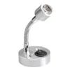 Producción y suministro de luz de lectura LED de bajo voltaje para autocaravana, manguera flexible de cuello de cisne, foco pequeño, 12V24V