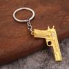 Chaveiro Playerunknown's Battlegrounds Periférico P92 Pistola Sinalizadora Revólver Modelo de Arma Pingente Pingente Chaveiro Atacado