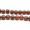 Ventas Directas de Fábrica Piedra Roja Sésamo Cuentas Sueltas Cuentas Redondas Cuentas en Hilo Accesorios de Joyería DIY Pulsera Collar Hecho a Mano Cuentas al por Mayor