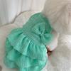 Vestido de princesa para perro, novedad de verano, fino, de peluche, Bixiong, ropa para perro pequeño, suministros, vestido de caramelo, ropa para gato