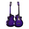 Braço de Guitarra de Carbono Novo de 38 polegadas Corpo de Oa Guitarra Folk Guitarra para Iniciantes Grande Estoque Fabricante Atacado