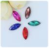 Banhado com prata real apontou fundo de cavalo olho de cavalo strass modelo completo de cristal diamante vara diamante jóias acessórios acessórios bonitos jóias