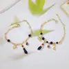 Pulsera Estilo Bohemio Ojo del Diablo Gesto de Elefante Más Vendida Transfronteriza, Cobre Que No Se Desvanece, Chapada en Oro de 14K