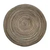 Mantel Sencillo Nórdico de Hilo de Algodón Mantel Tejido de Ramio Mantel para Mesa de Comedor Aislamiento Térmico Impermeable Resistente al Aceite Mantel para Ollas y Tazones Mantel Redondo para Platos