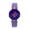 Reloj de cuarzo casual clásico personalizado para mujeres mayores, reloj coreano simple con diamantes, procesamiento de muestras