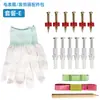 Kit de Herramientas para Instalación de Pintura Decorativa Herramientas para Marcos de Fotos Guantes Cinta Métrica Nivel Bolsa Transparente Autoadhesiva Accesorios para Marcos de Fotos