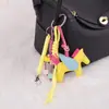 Pingente para Bolsa de Cachorro Dachshund Amarelo Estilo Ins Transfronteiriço, Cordão para Celular, Chaveiro de Carro, Pingente de Cavalo Voador Pequeno, Atacado de Fábrica