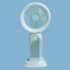 Ventilador de Escritorio Pequeño Fresco Transfronterizo Regalo de Verano Recargable Portátil Viento Fuerte Manual Mini Ventilador USB