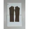 Guantes de punto trenzado 100% cachemir Bianye Bie100, cálidos, elegantes y versátiles para otoño e invierno, adecuados para el uso diario, guantes de cinco dedos para mujer