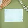 En stock Color Sólido 120g Sobre de Arte Serie Flor de Ensueño Azul Papel de Carta Pequeño Fresco Sobre de Arte Importado Venta al por Mayor