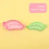 Serie de Elfos Navideños Molde para Galletas 3D Simulación DIY Diseño de Presión Tridimensional Molde para Imprimir y Cortar Galletas