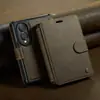 Funda de cuero protectora con ranura para tarjeta, soporte y tapa abatible, adecuada para el teléfono Samsung Galaxy Z Fold 8 con carga inalámbrica