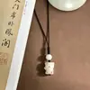 Corrente de Celular Raiz de Bodhi, Cordão de Celular Gato Queimado em Carvão, Pingente de Raiz de Bodhi, Lindo Pingente de Bolsa, Chaveiro