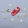 Accesorios metálicos para uñas amor hoja trébol de cuatro hojas sol cruz corazón joyería rojo de internet accesorios para uñas DIY